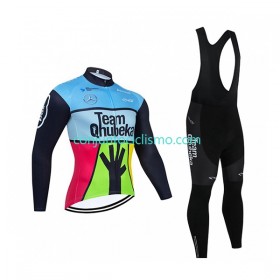 Conjunto Maillot + Culotte largo con tirantes Team Qhubeka 2022 N001